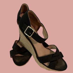 Espadrille heels - size 8